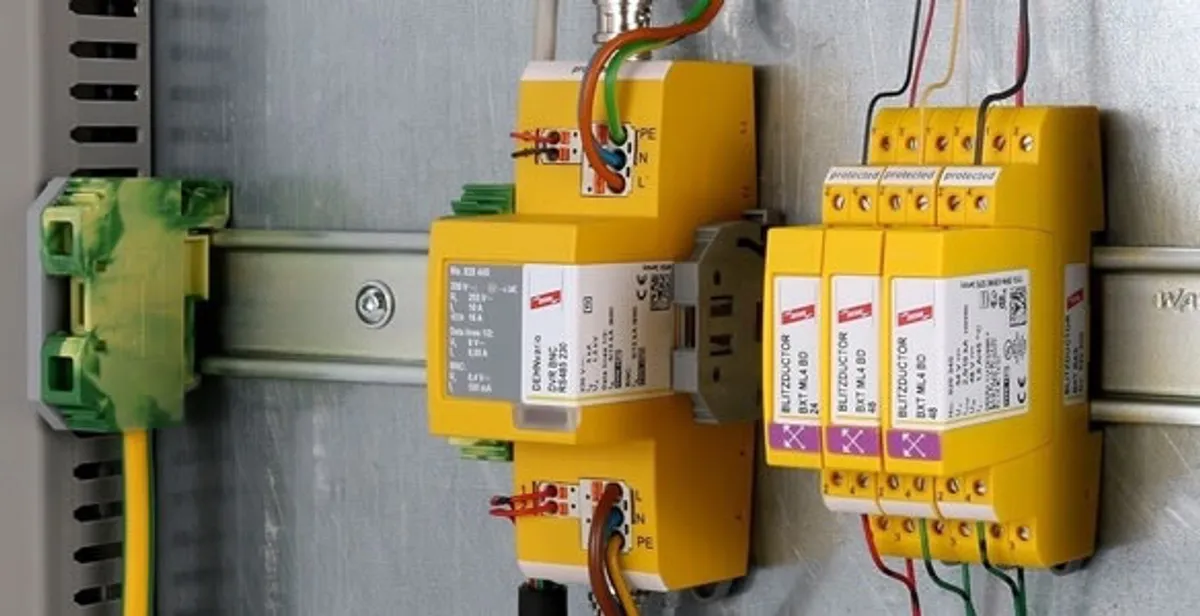 lightning surge protection system with surge suppressors installed by electrical service professionals in Tucson, AZ