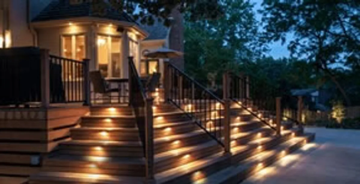 Residential electrician installing outdoor lighting for home safety in Tucson, AZ