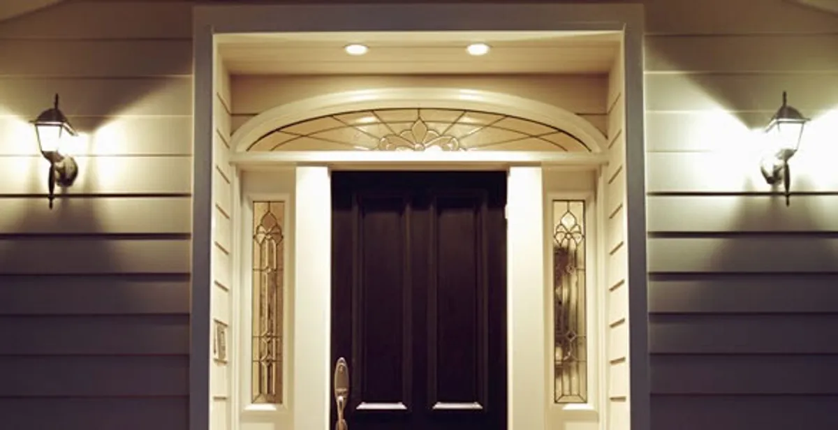 security light installation services with professionally installed entryway lighting in Tucson, AZ